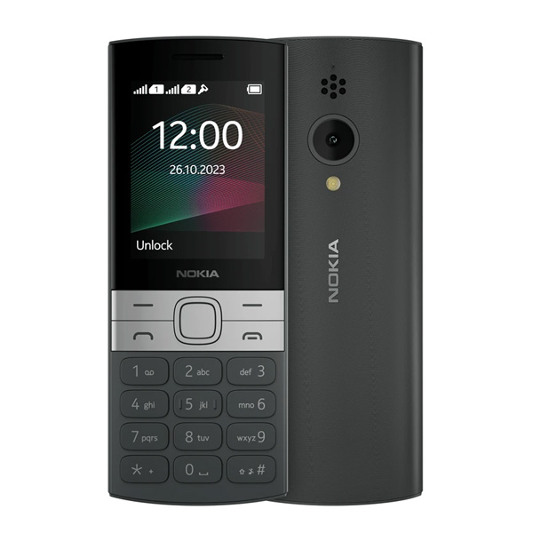 گوشی نوکیا 150 2023 رجیستر‌شده دو سیم‌کارت مشکی  - مونتاژ ایران تحت لیسانس نوکیا