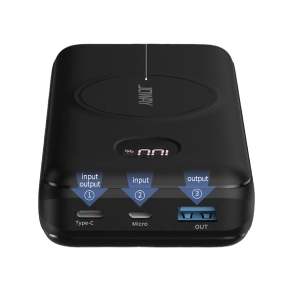 پاوربانک جووی مدل jp-289 ظرفیت 20000 میلی آمپر ساعت