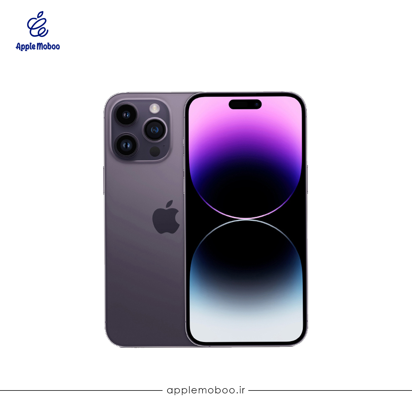  گوشی موبایل دست دوم اپلiphone 14 ProMax دو سیم 256 گیگبایت رنگ بنفش