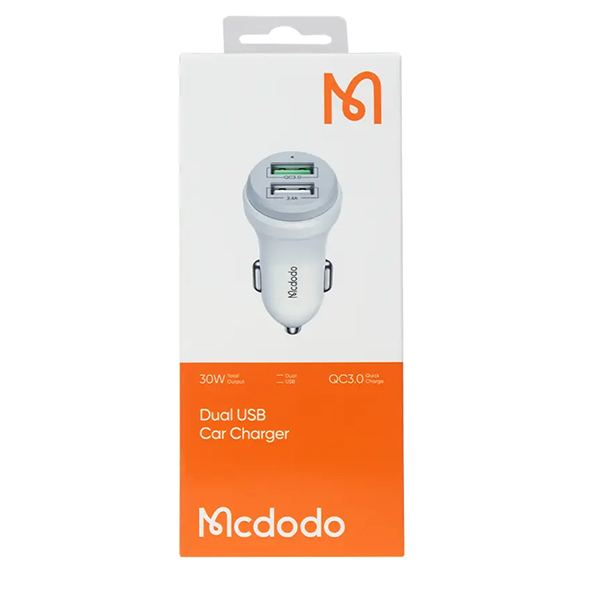 شارژر فندکی mcdodo دو USB